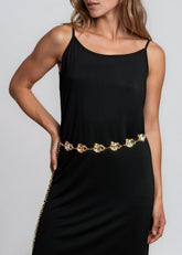 Gemstone Medallion Chain Belt Belts Kate Hewko 