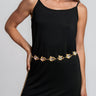 Gemstone Medallion Chain Belt Belts Kate Hewko 
