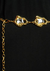Gemstone Medallion Chain Belt Belts Kate Hewko 