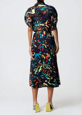 Geometric Belted Dress Dresses Kate Hewko 