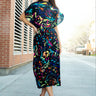 Geometric Belted Dress Dresses Kate Hewko Multicolor One size 