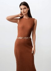 Geometric Gold Link Belt Belts Kate Hewko 