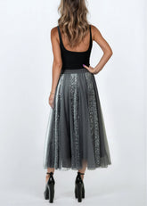 Glitter Tulle A-Line Skirt Skirts Kate Hewko 