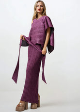 Glitter Wrap Dress Set Two Piece Sets Kate Hewko 