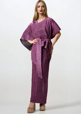 Glitter Wrap Dress Set Two Piece Sets Kate Hewko 