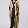 Gold Batwing Sleeve Maxi Dress Dresses Kate Hewko 