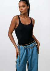 Gold Braided Charm Belt Belts Kate Hewko 