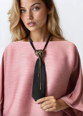 Gold Drip Necktie Necklaces Kate Hewko 