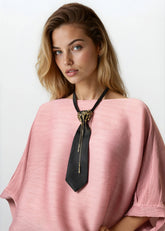 Gold Drip Necktie Necklaces Kate Hewko 