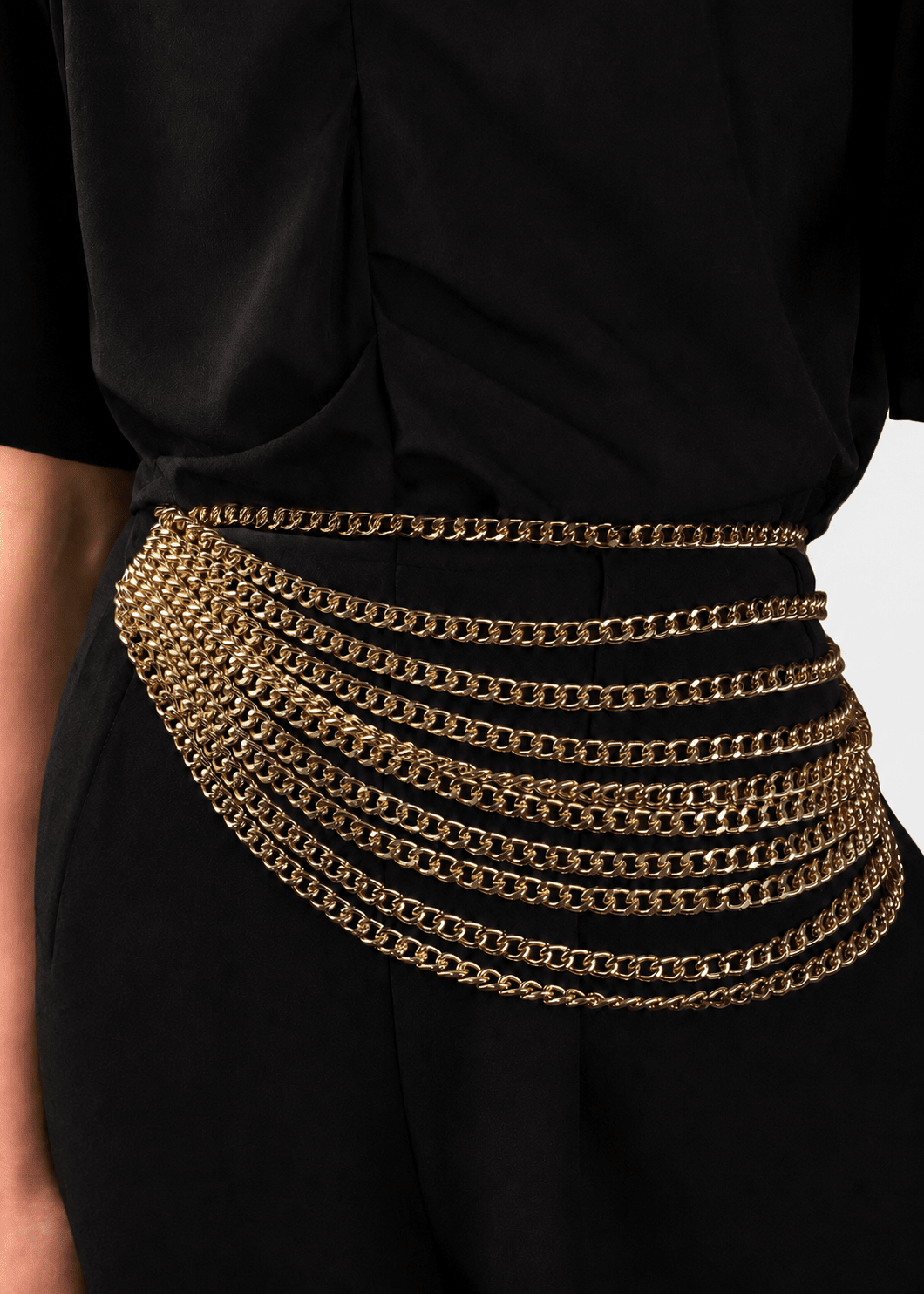 Gold Multi Chain Belt - Kate Hewko Concept Store Gold Multi Chain Belt - Kate Hewko Concept Store