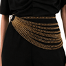 Gold Multi Chain Belt Belts Kate Hewko Gold 