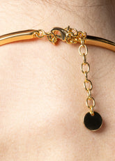 Gold Pearl Knotted Choker Necklaces Kate Hewko 