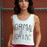 Graphic Print Crop Tank Top Tank Tops Kate Hewko 