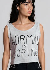Graphic Print Crop Tank Top Tank Tops Kate Hewko 