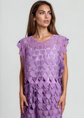 Heart Crochet Skirt Set Two Piece Sets Kate Hewko 
