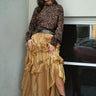 High Gloss Ruffle Tiered Skirt Skirts Kate Hewko 