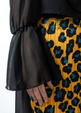 High Low Bell Sleeve Sheer Blouse Blouses Kate Hewko 