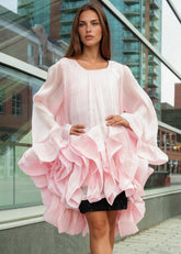 High Low Drama Ruffle Tunic Dress Dresses Kate Hewko 