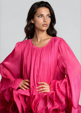 High Low Drama Ruffle Tunic Dress Dresses Kate Hewko 