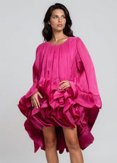 High Low Drama Ruffle Tunic Dress Dresses Kate Hewko 