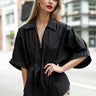 High Low Dress Shirt Blouse Blouses Kate Hewko Black One size 