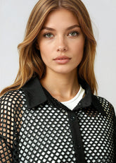 High Low Fishnet Layering Piece Layering Pieces Kate Hewko 