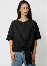 Hip Tie Short Sleeve Tee Tees Kate Hewko 