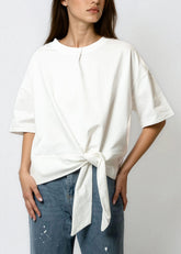 Hip Tie Short Sleeve Tee Tees Kate Hewko 