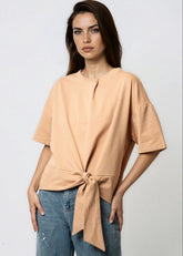 Hip Tie Short Sleeve Tee Tees Kate Hewko 