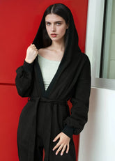 Hooded Athleisure Jumpsuit Rompers Kate Hewko 