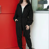 Hooded Athleisure Jumpsuit Rompers Kate Hewko 