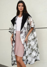 Hooded Sheer Floral Layering Piece Layering Pieces Kate Hewko 