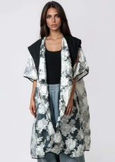 Hooded Sheer Floral Layering Piece Layering Pieces Kate Hewko 