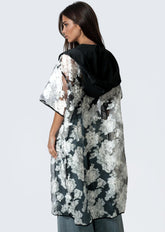 Hooded Sheer Floral Layering Piece Layering Pieces Kate Hewko 