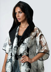 Hooded Sheer Floral Layering Piece Layering Pieces Kate Hewko 