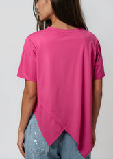 Hot Pink Half Vest Tee Tees Kate Hewko 