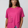 Hot Pink Half Vest Tee Tees Kate Hewko 