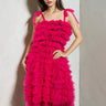 Hot Pink Ruffle Tulle Overlay Layering Pieces Kate Hewko 