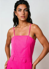 Hot Pink Utility Jumpsuit Rompers Kate Hewko 