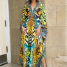 Jungle Print Kaftan Dress Dresses Kate Hewko 