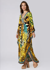 Jungle Print Kaftan Dress Dresses Kate Hewko 