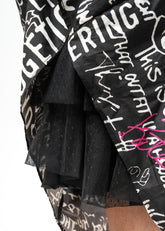 KH Graffiti Print Skirt Skirts Kate Hewko 