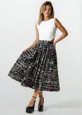KH Graffiti Print Skirt Skirts Kate Hewko 