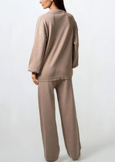 Knitted Utility Pant Set Two Piece Sets Kate Hewko 