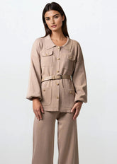 Knitted Utility Pant Set Two Piece Sets Kate Hewko 