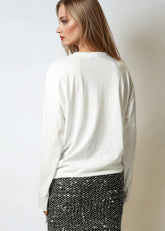 Knot Front Long Sleeve Top Long Sleeve Tees Kate Hewko 