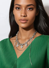 Knotted Star Chain Necklace Necklaces Kate Hewko 