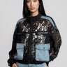 Lace Denim Utility Jacket Outerwear Kate Hewko 