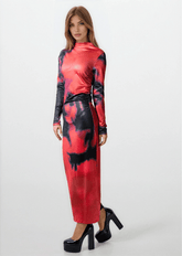 Lava Ruched Bodycon Dress Dresses Kate Hewko 