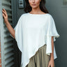 Layered Asymmetrical Batwing Blouse Blouses Kate Hewko 